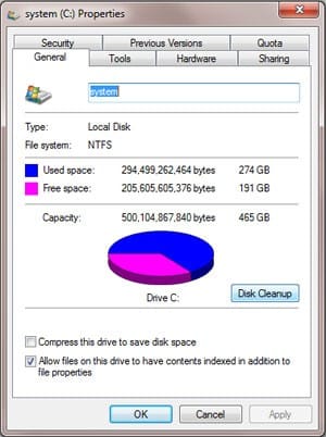 Windows Disk Cleanup