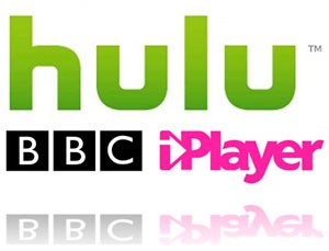 Hulu and the BBC's iPlayer logos