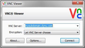 vnc viewer login